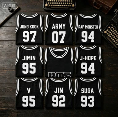 BTS Member Theme 2026 — Camiseta Sin Mangas Estilo Baloncesto K-POP